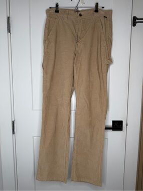 Men's Vans Corduroy Pants in Tan - Classic Casual Fit- New